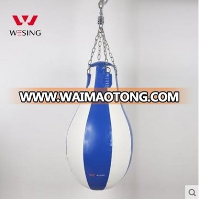 High quality punch bag durable micro fiber pear shaped punching bag blue or red sandbag boxing sandbag for training 1706A1