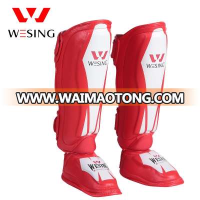 wesing wushu sanda karate shin and instep guard muay thai shin pad